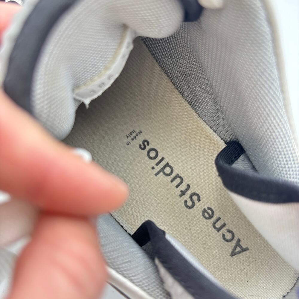 Acne Studios Manhattan Black White Chunky Sneakers Women's 39 - Picture 10 of 13